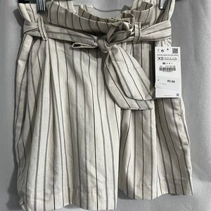 Zara basic paperbag Skorts